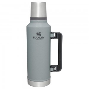 Hammertone Silver Stanley Classic Legendary Vacuum Insulated Bottle | 2 QT Vacuum Bottles | 07419AMTI