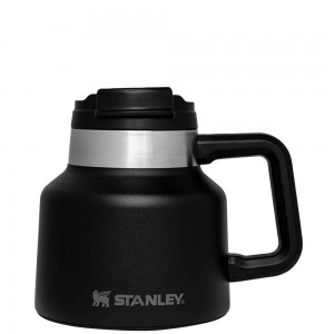 Matte Black Stanley Adventure Tough-To-Tip Admiral's | 20OZ Mugs | 71452WLVN