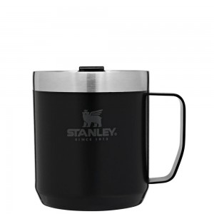 Matte Black Stanley Classic Legendary Camp | 12 OZ | Travel Tumbler Mugs | 71320KQXF