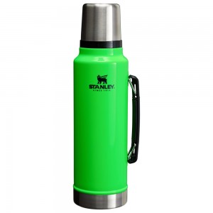 Neon Green Stanley The Neon Classic Legendary Bottle | 1.5 QT Water Bottles | 08397LNDO