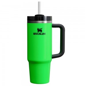 Neon Green Stanley The Neon Quencher H2.0 FlowState™ | 30 OZ Tumbler | 47539RFVI