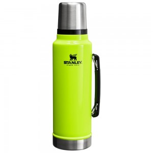 Neon Yellow Stanley The Neon Classic Legendary Bottle | 1.5 QT Water Bottles | 76409SHVF