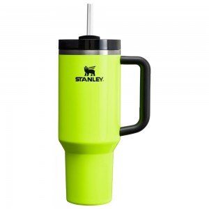 Neon Yellow Stanley The Neon Quencher H2.0 FlowState™ | 40 OZ Tumbler | 93254AMNB