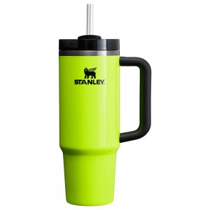 Neon Yellow Stanley The Neon Quencher H2.0 FlowState™ | 30 OZ Tumbler | 36941AXHQ