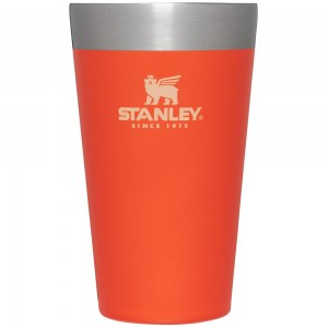 Orange Stanley Adventure Stacking Stainless Steel Beer Pint | 16OZ Tumbler Water Bottles | 61043QCUN