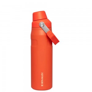 Orange Stanley IceFlow Insulated Bottle with Fast Flow Lid | 24 OZ Water Bottles | 32865AKQS