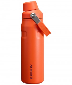 Orange Stanley IceFlow Insulated Bottle with Fast Flow Lid | 24 OZ Water Bottles | 65179CJQF