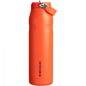 Orange Stanley The IceFlow™ Bottle with Flip Straw Lid | 36 OZ Water Bottles | 67425FNQT