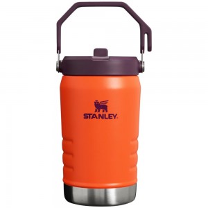 Orange Stanley The IceFlow Flip Straw Jug | 40 OZ | Insulated JUGS | 09463EYBM