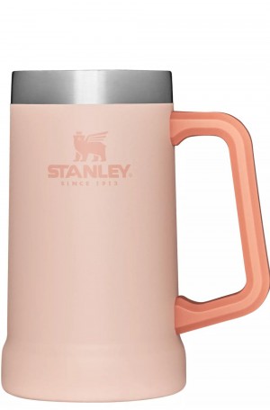 Pink Stanley Adventure Big Grip Beer Stein | 24OZ Mugs Water Bottles | 40519JPUV