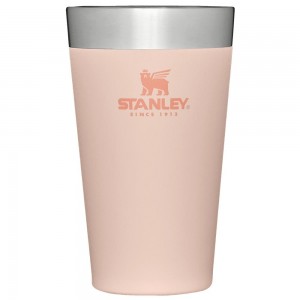 Pink Stanley Adventure Stacking Stainless Steel Beer Pint | 16OZ Tumbler Water Bottles | 91634TVNI