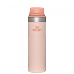 Pink Stanley Classic Trigger Action Travel Insulated Coffee Tumbler | 20 OZ Mugs | 72635PUZA