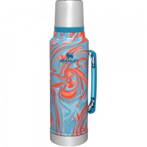 Pool Swirl Multicolor Stanley Classic Legendary Vacuum Insulated Bottle | 1.5 QT Vacuum Bottles | 24583ANPX