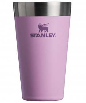 Purple Stanley Adventure Stacking Stainless Steel Beer Pint | 16OZ Tumbler Water Bottles | 16409MPJQ