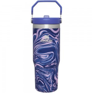 Purple Stanley The IceFlow Flip Straw Tumbler | 30 OZ | Insulated Water Water Bottles | 03781JPLW