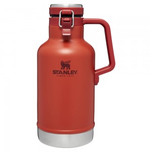 Red Stanley Classic Easy-Pour Insulated Beer Growler | 64 OZ Water Bottles | 83796TZKM