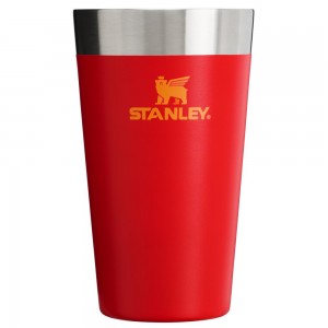 Red Stanley The Heat Wave Stay Chill Stacking Pint | 16 OZ Water Bottles | 73690CMFJ