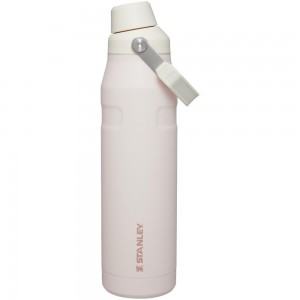 Rose Quartz Glimmer Stanley IceFlow Insulated Bottle with Fast Flow Lid | 36 OZ Water Bottles | 91240OWMA