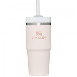 Rose Quartz Stanley Quencher H2.0 Travel Tumbler | 14 OZ Water Bottles | 29756DARF