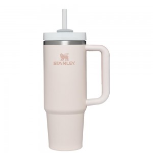 Rose Quartz Stanley Quencher H2.0 Travel | 30 OZ Tumbler | 70248NAOW