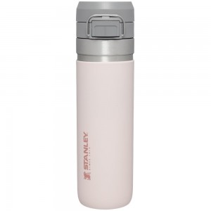 Rose Quartz Stanley The Quick Flip Go | 24 OZ Water Bottles | 51067AGRX