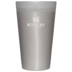 Stainless Steel Grey Stanley Adventure Stacking Stainless Steel Beer Pint | 16OZ Tumbler Water Bottles | 40963CNGQ