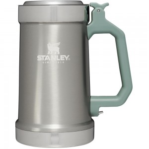 Stainless Steel Grey Stanley Classic Bottle Opener Beer Stein | 24OZ Mug Water Bottles | 58427GNUI