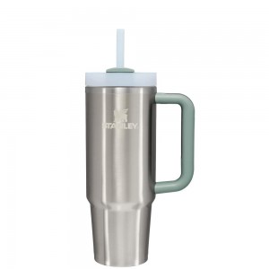 Stainless Steel Grey Stanley Quencher H2.0 Travel | 30 OZ Tumbler | 56781BGLT