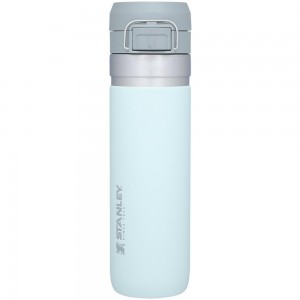 Turquoise Stanley The Quick Flip Go | 24 OZ Water Bottles | 41387LAOQ