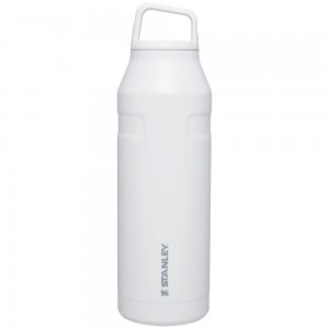 White Stanley IceFlow™ Bottle with Cap and Carry+ Lid | 50 OZ Water Bottles | 75426IQNF