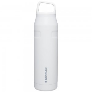 White Stanley IceFlow™ Bottle with Cap and Carry+ Lid | 36 OZ Water Bottles | 86395BIUC