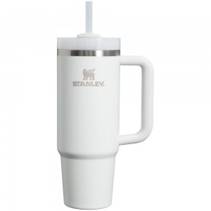 White Stanley Quencher H2.0 Travel Tumbler | 30 OZ Water Bottles | 27451KYJW