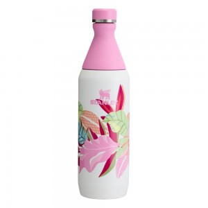 White Stanley The Mother’s Day All Day Slim Bottle | 20 OZ Vacuum Bottles | 74501USRW