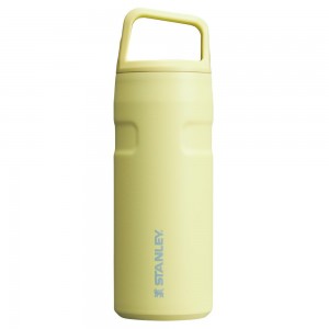 Yellow Stanley IceFlow™ Bottle with Cap and Carry+ Lid | 16 OZ Water Bottles | 25083PDQL