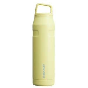 Yellow Stanley IceFlow™ Bottle with Cap and Carry+ Lid | 36 OZ Water Bottles | 35914ZSOU