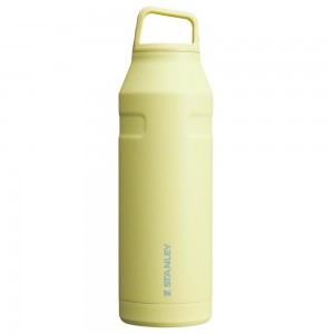 Yellow Stanley IceFlow™ Bottle with Cap and Carry+ Lid | 50 OZ Water Bottles | 19260PWJY