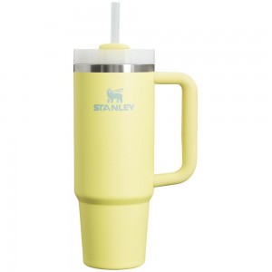 Yellow Stanley Quencher H2.0 Travel Tumbler | 30 OZ Water Bottles | 72693FNBK