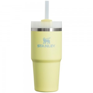 Yellow Stanley Quencher H2.0 Travel Tumbler | 14 OZ Water Bottles | 89125SROV