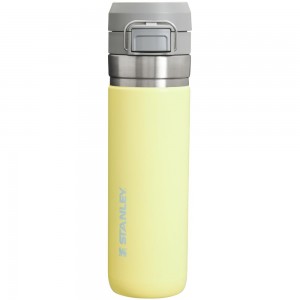 Yellow Stanley The Quick Flip Go | 24 OZ Water Bottles | 69407PWHD