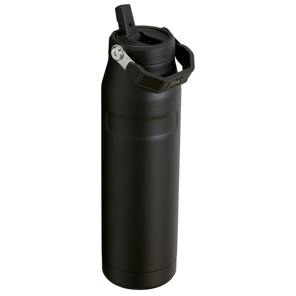 Black 2.0 Stanley The IceFlow™ Bottle with Flip Straw Lid | 36 OZ Water Bottles | 21365XBOI