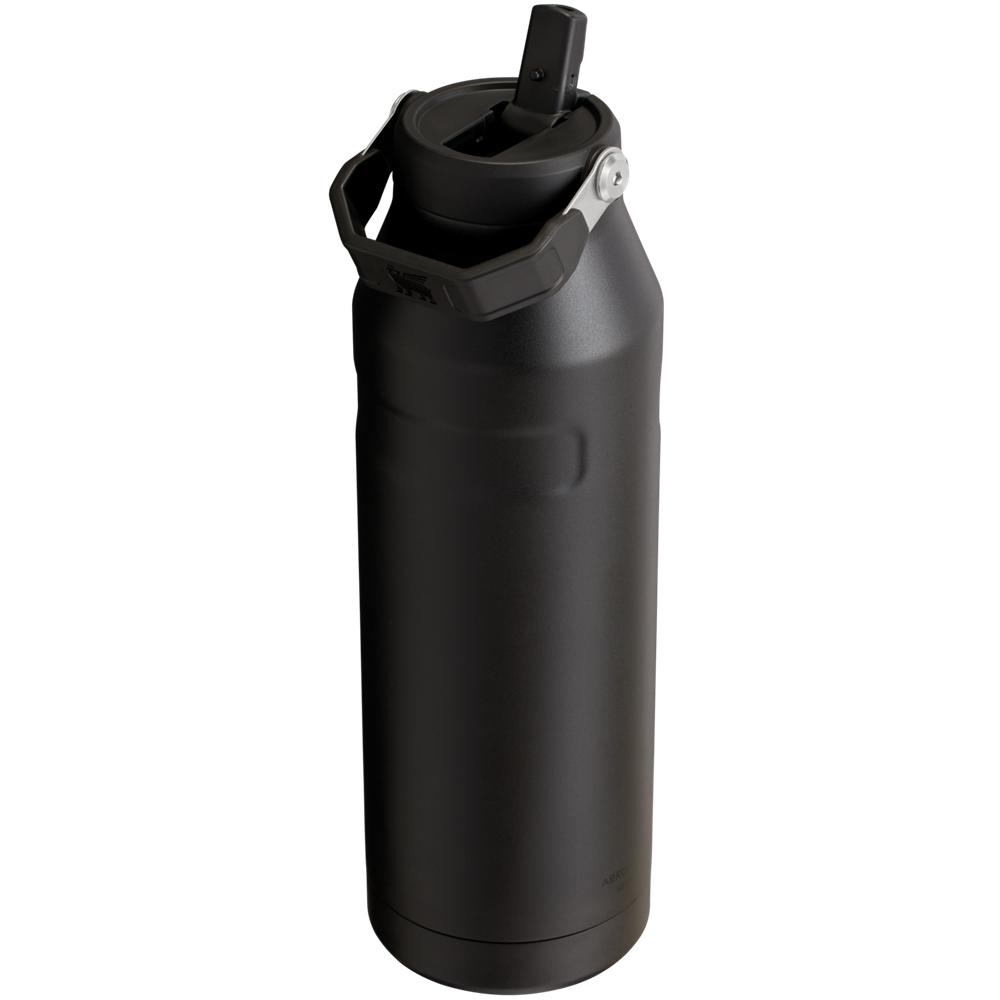 Black 2.0 Stanley The IceFlow™ Bottle with Flip Straw Lid | 50 OZ Vacuum Bottles | 03219HIUB