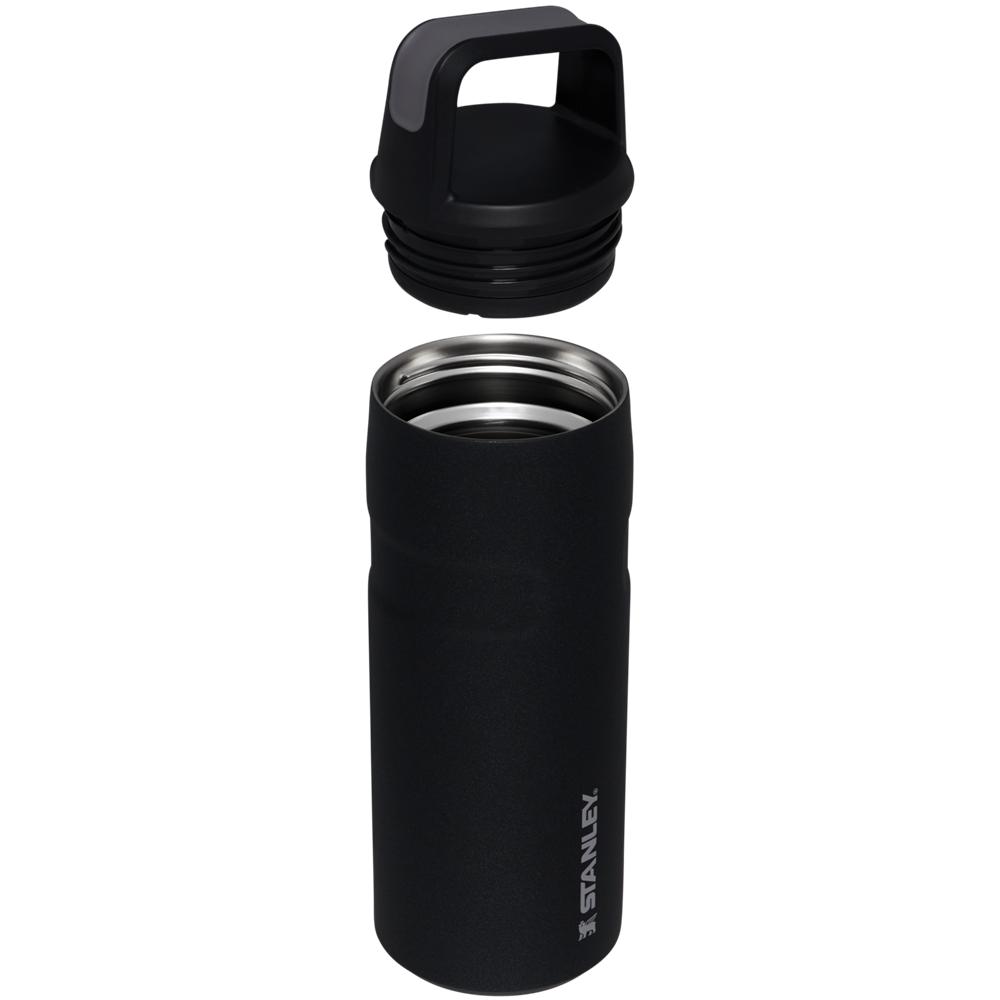 Black Glimmer Stanley IceFlow™ Bottle with Cap and Carry+ Lid | 16 OZ Water Bottles | 70836OTDW