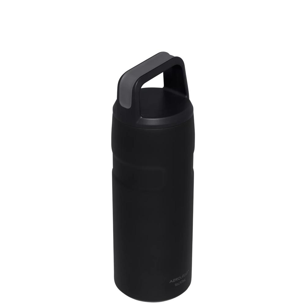 Black Glimmer Stanley IceFlow™ Bottle with Cap and Carry+ Lid | 16 OZ Water Bottles | 70836OTDW