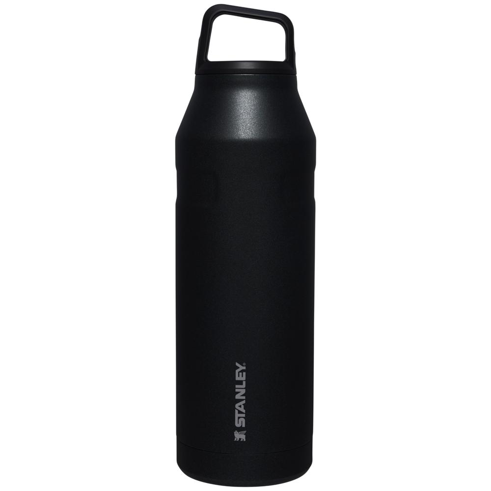 Black Glimmer Stanley IceFlow™ Bottle with Cap and Carry+ Lid | 50 OZ Water Bottles | 71824BWMQ