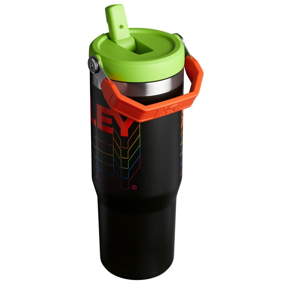 Black Reverb Stanley The Reverb IceFlow™ Flip Straw Tumbler I 30 OZ Water Bottles | 59780LYTC