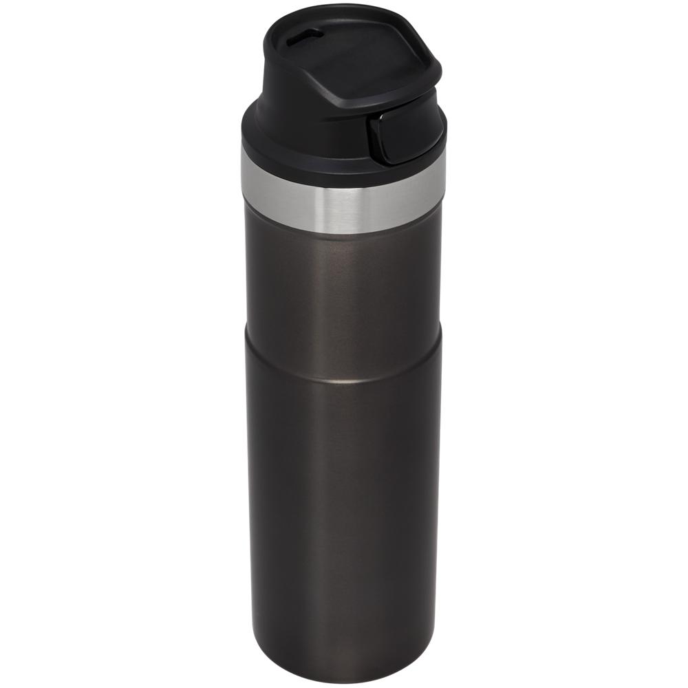 Black Stanley Classic Trigger Action Travel Insulated Coffee Tumbler | 20 OZ Mugs | 92740MZFV