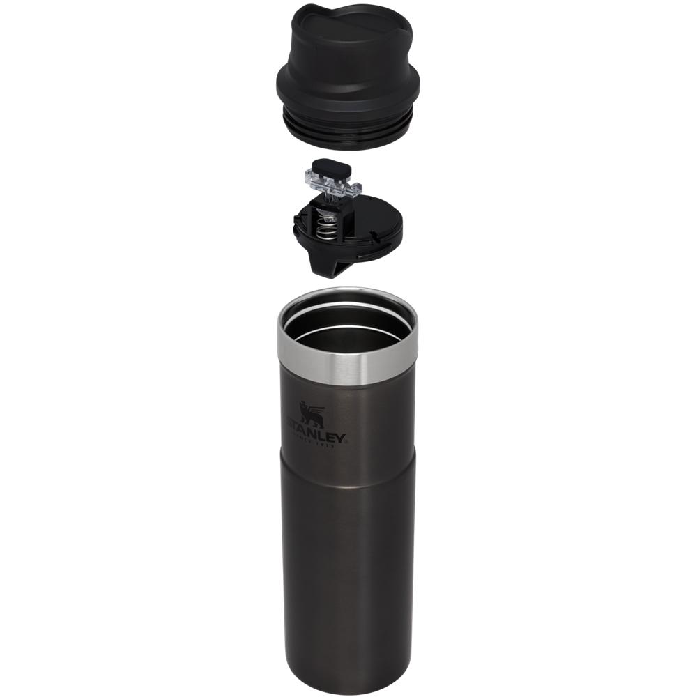 Black Stanley Classic Trigger Action Travel Insulated Coffee Tumbler | 20 OZ Mugs | 92740MZFV