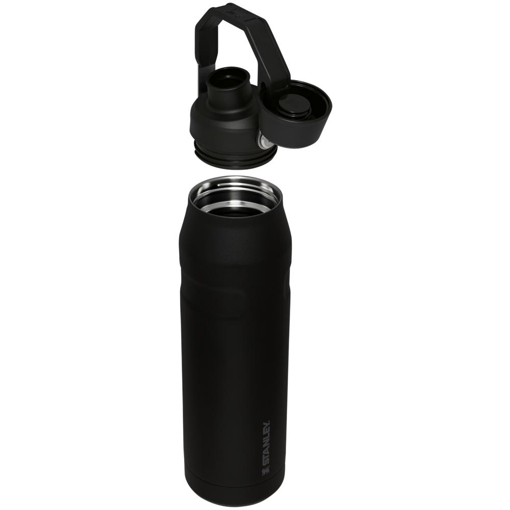 Black Stanley IceFlow Insulated Bottle with Fast Flow Lid | 36 OZ Water Bottles | 13864JRSI