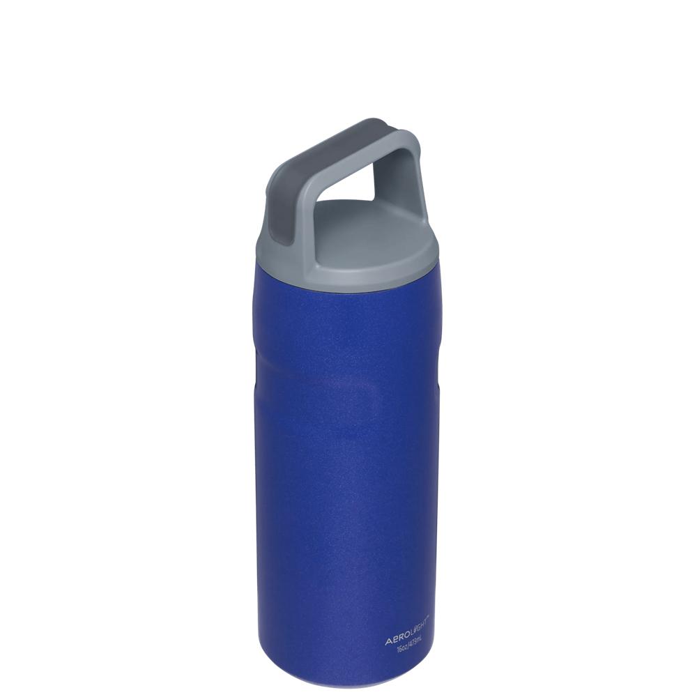 Blue Stanley IceFlow™ Bottle with Cap and Carry+ Lid | 16 OZ Water Bottles | 42350TFAU