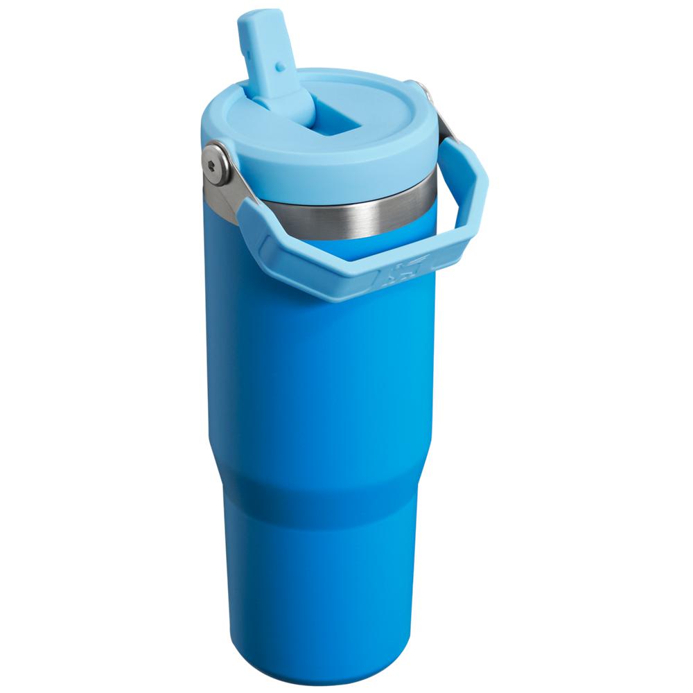 Blue Stanley The IceFlow Flip Straw Tumbler | 30 OZ | Insulated Water Water Bottles | 12034ZPEV